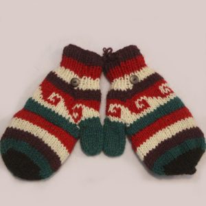 Handmade Knit Wool Gloves