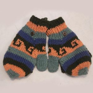 Handmade Knit Wool Gloves