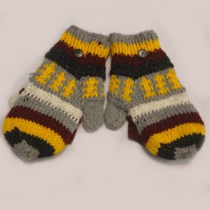 Handmade Knit Wool Gloves