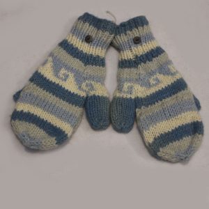 Handmade Knit Wool Gloves