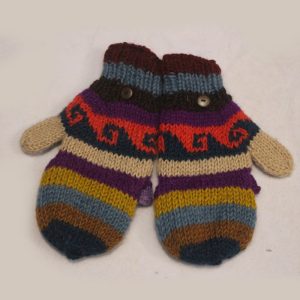 Handmade Knit Wool Gloves