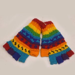 Handmade Knit Wool Gloves