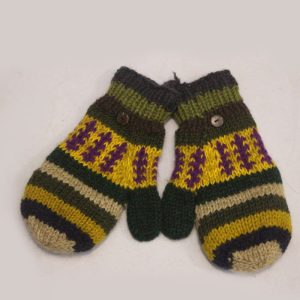 Handmade Knit Wool Gloves