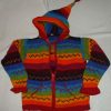 Handmade Hippie Kid Wool Jacket: Pure Wool