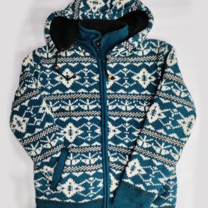 Handmade Hippie Wool Jacket: Pure Wool