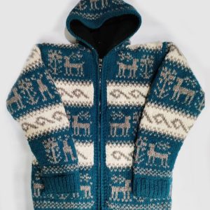 Handmade Hippie Wool Jacket: Pure Wool