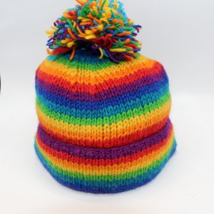 Handmade knit Wool beanie