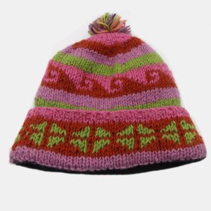 Handmade knit Wool beanie