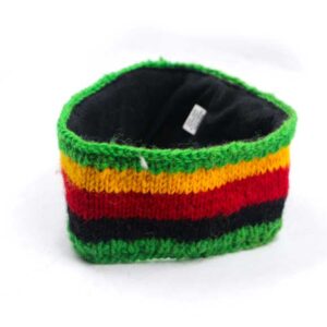 Black & Red Mix Boho Woolen Headband