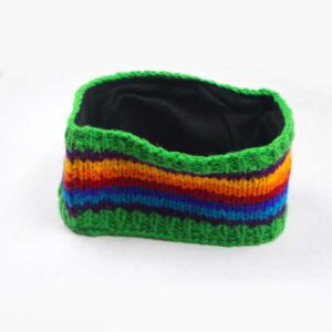 Black & Red Mix Boho Woolen Headband