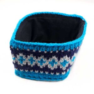 Black & Red Mix Boho Woolen Headband