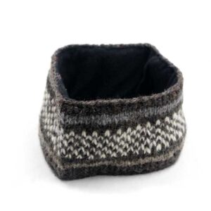 Black & Red Mix Boho Woolen Headband