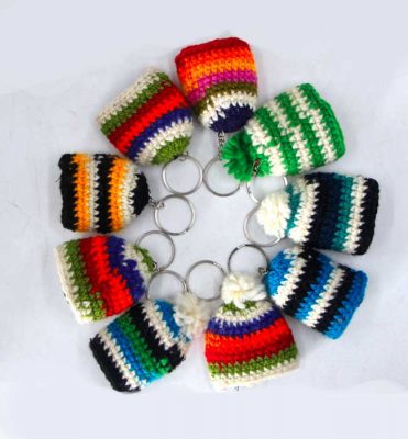 Handmade Knitting Keyring