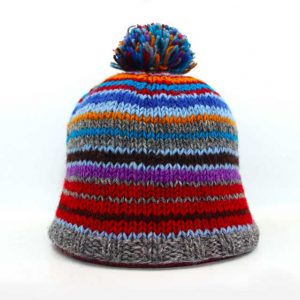 Handmade knit Wool beanie