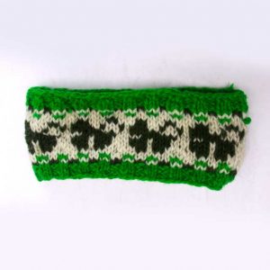 Black & Red Mix Boho Woolen Headband