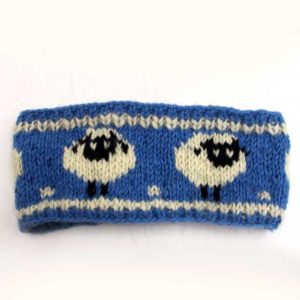 Black & Red Mix Boho Woolen Headband