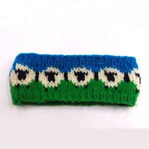 Black & Red Mix Boho Woolen Headband