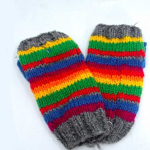 Handmade Knit Wool Gloves