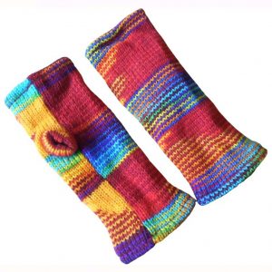 Knitted Kids Wool Wrist Warmers