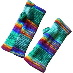 Knitted Kids Wool Wrist Warmers