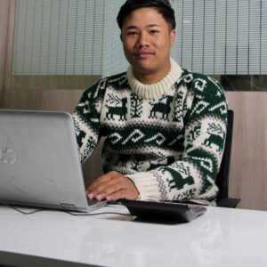 Hand Knit 100% Wool Jumper