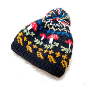 Handknit Fine Wool Beanie Cap