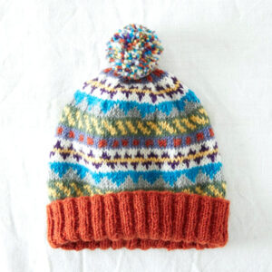 Handmade knit Wool beanie - Hat - Cap Fleece Lining