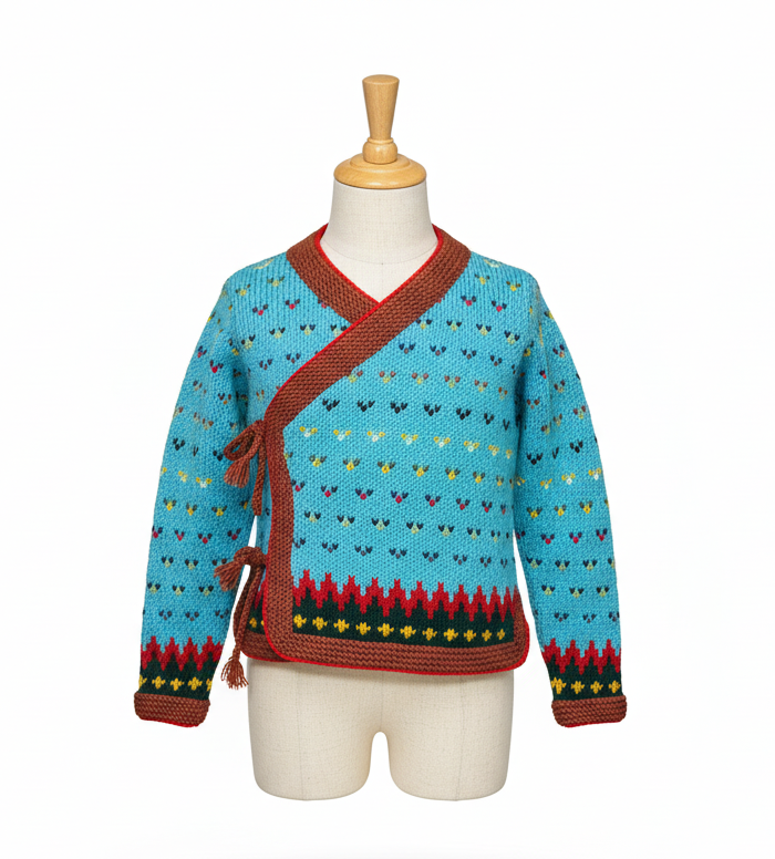 Bohemian Hand Knitted Wool Cholo Jacket for Ladies – Ethnic Himalayan Hippie Style | Wholesale Supplier Bohemian Hand Knitted Wool Cholo Jacket for Ladies – Ethnic Himalayan Hippie Style | Wholesale Supplier