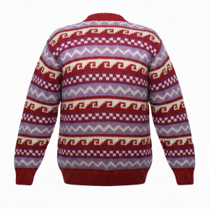 Handmade Sherpa Wool Pullover Sweater from Nepal