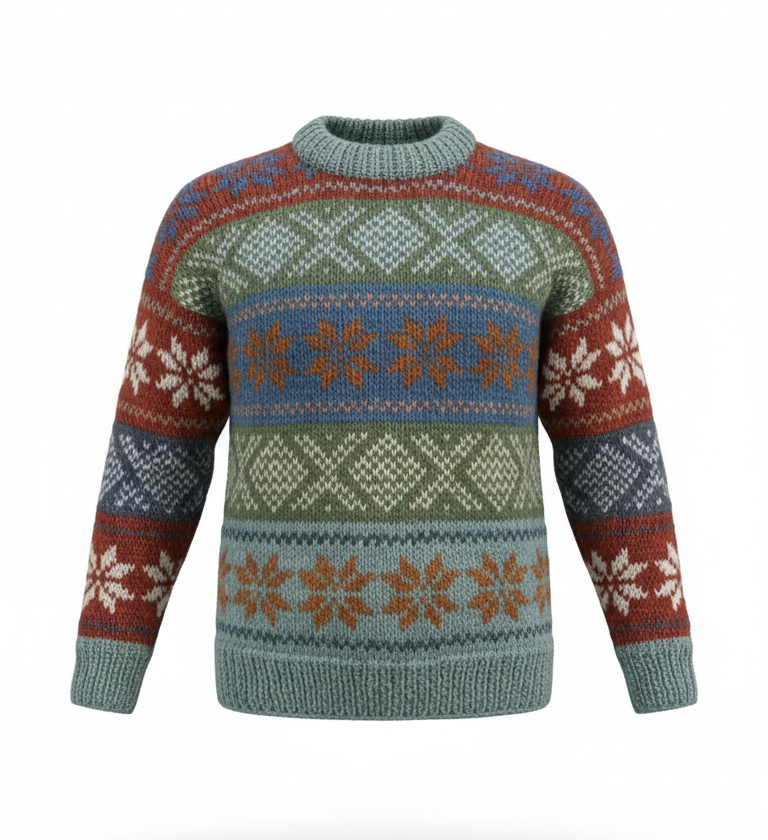 Authentic Sherpa Wool Sweater – Made in Nepal Authentic Sherpa Wool Sweater – Made in Nepal