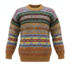 Warm Handknitted Sherpa Wool Jumper for Winter