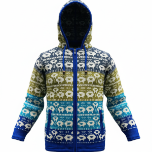 Unisex Himalayan Wool Jacket with Hood