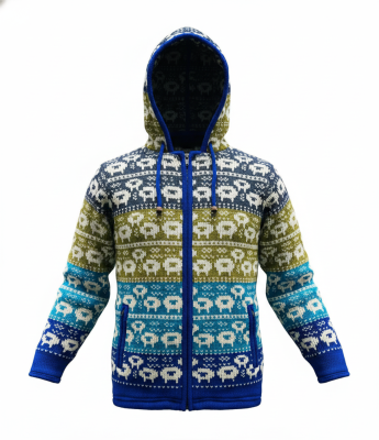Unisex Himalayan Wool Jacket with Hood